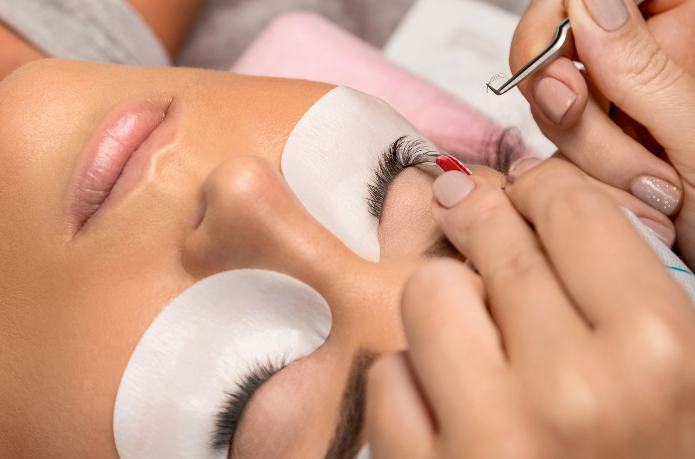 Wimpernverlängerung Eye Pads