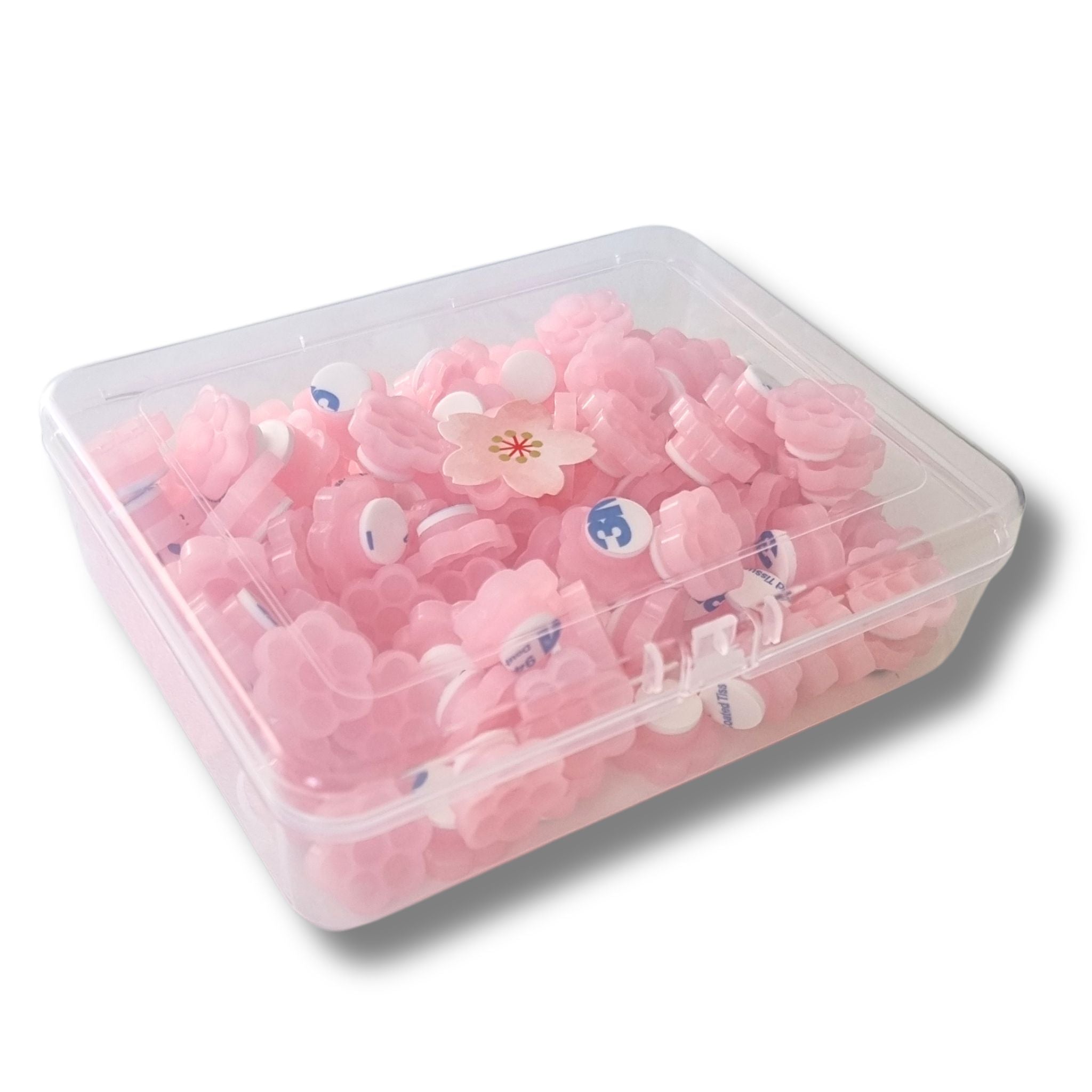 100 Stück Wimpernkleber Blumen | Wimpernkleberhalterung