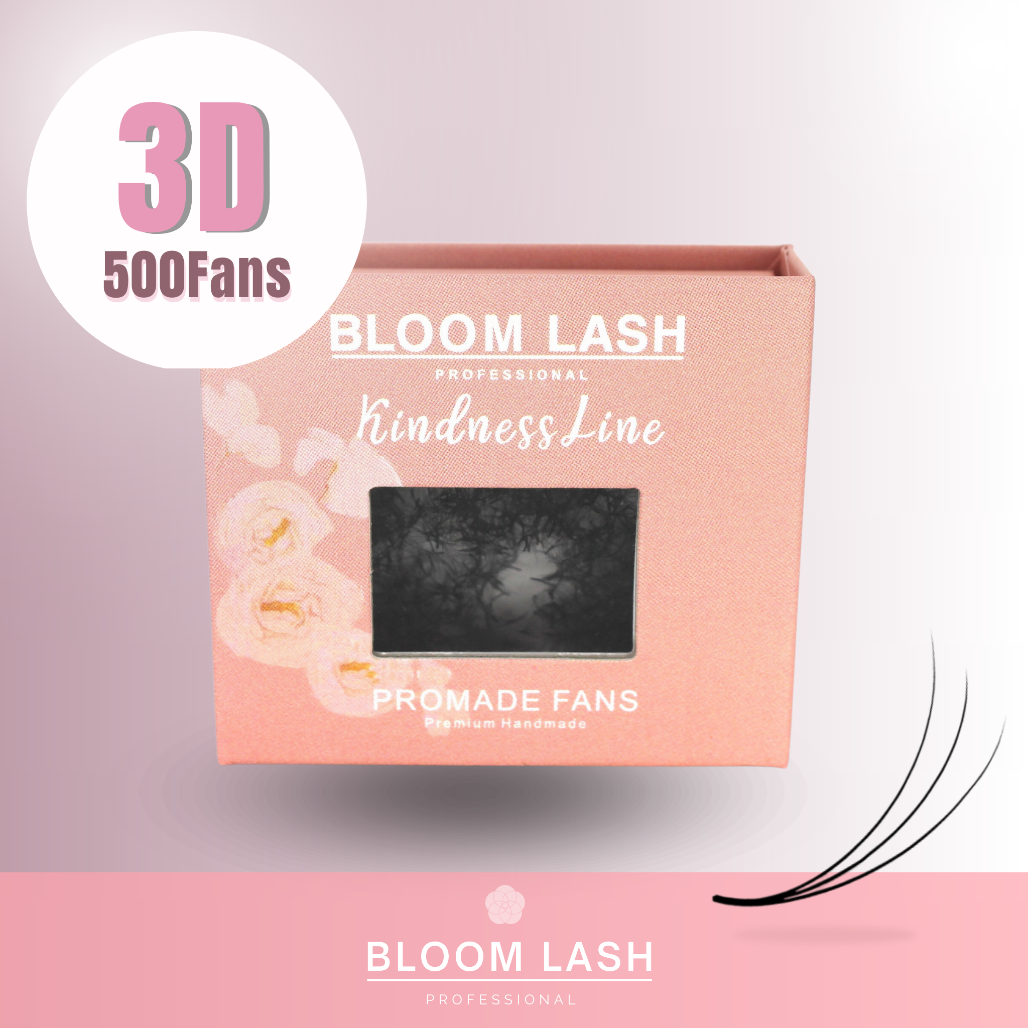 3D Wimpern-3D Lashes-3D Wimpernverlängerung Lose Fertig Fächer500Wimpernfächer