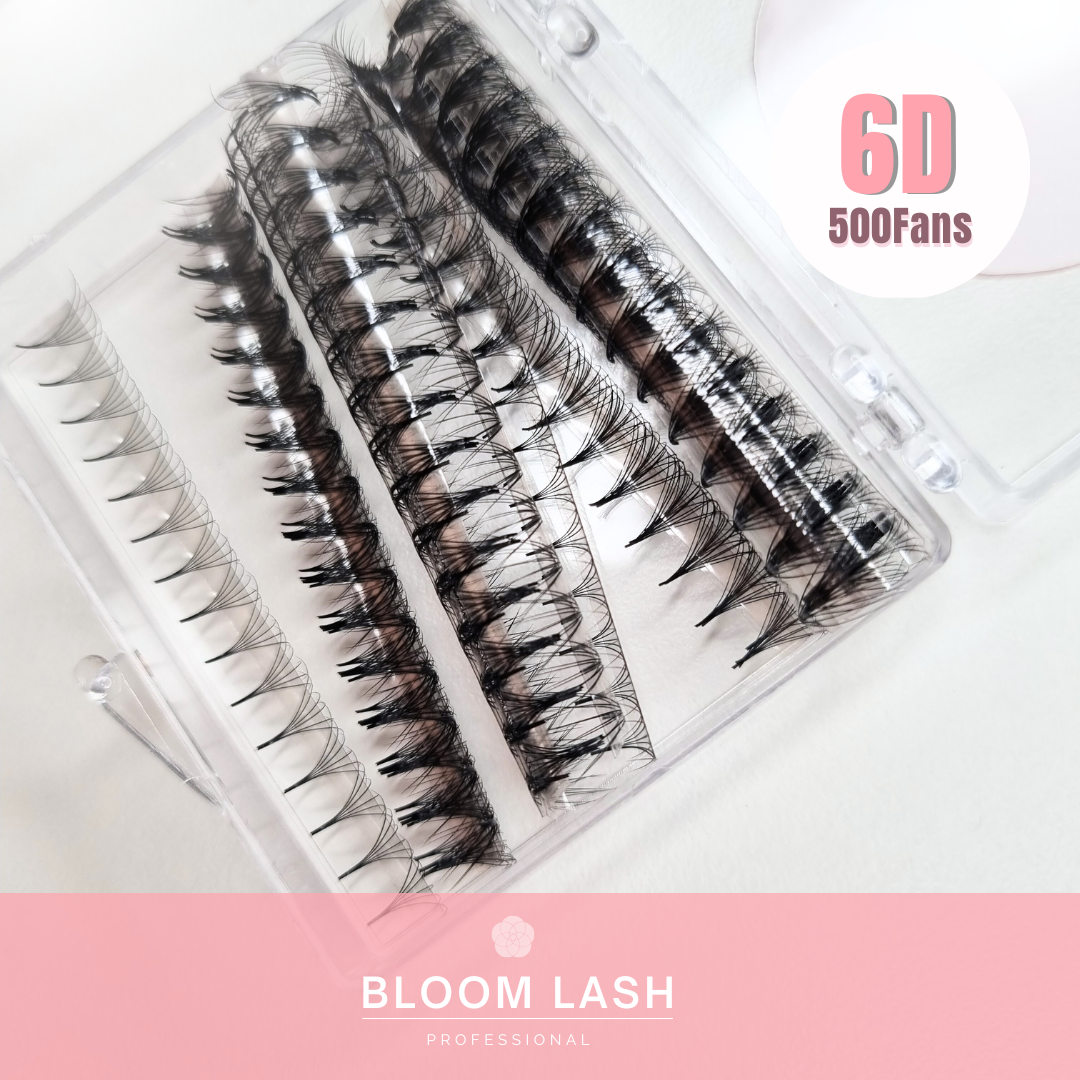 6D Wimpern Speedy Fans Box Fertige Wimpernfächer