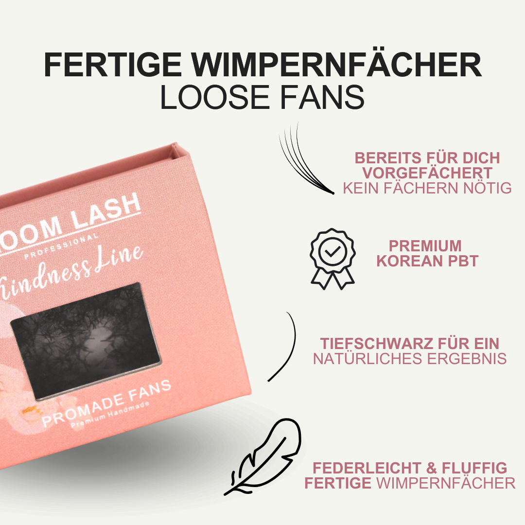 8D Fertige Wimpernfächer 500 Lose