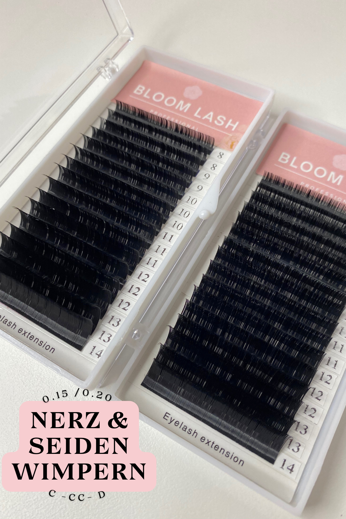 Nerzwimpern 1:1 Technik