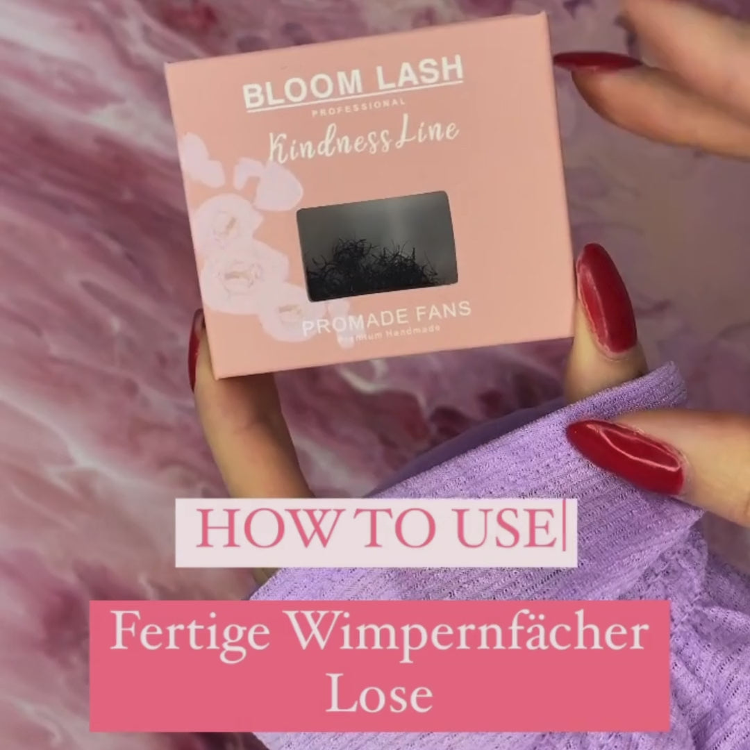 6D Fertige Wimpernfächer 500 Lose