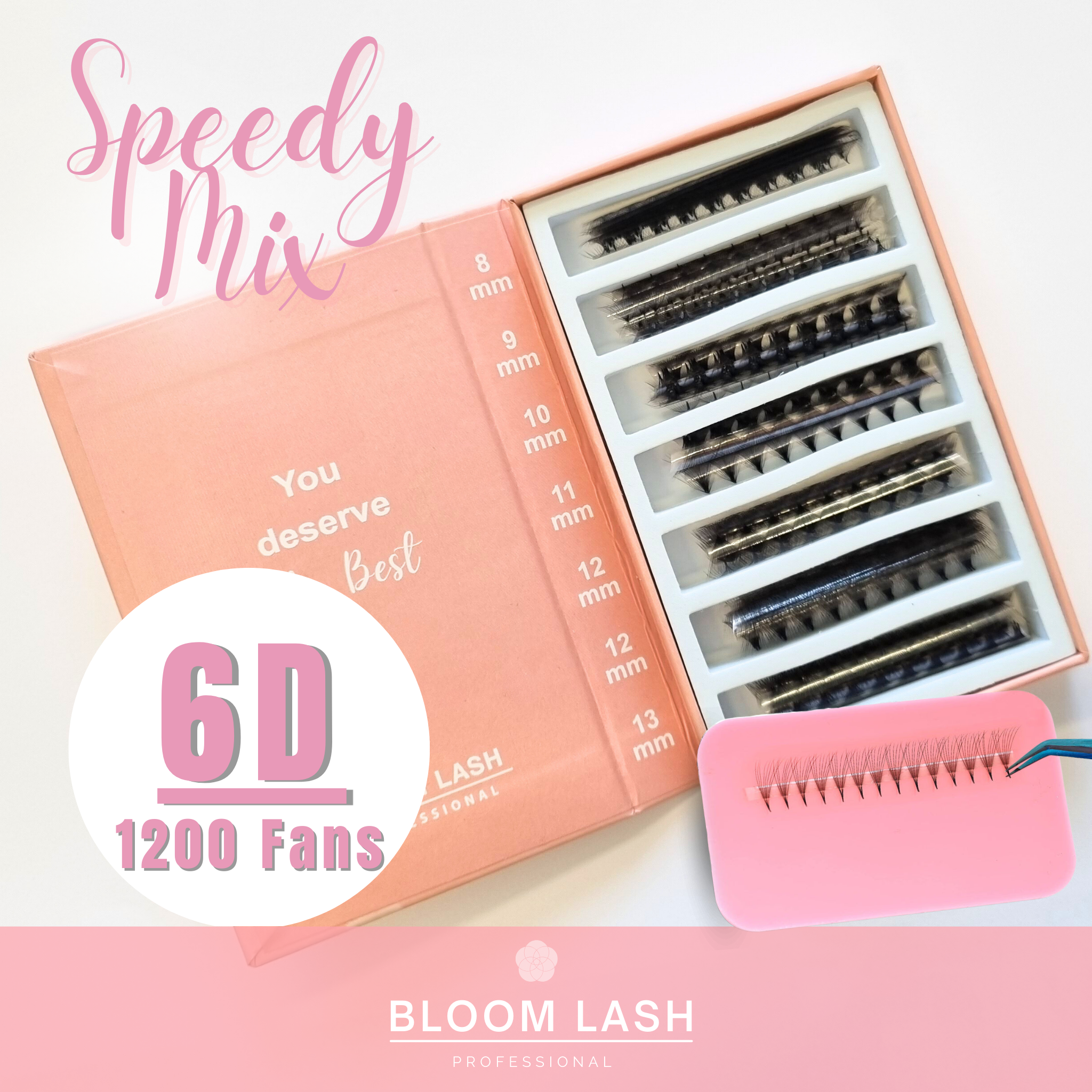 6D Wimpernverlängerung Mixbox 6D Lashes 6D Wimpern
