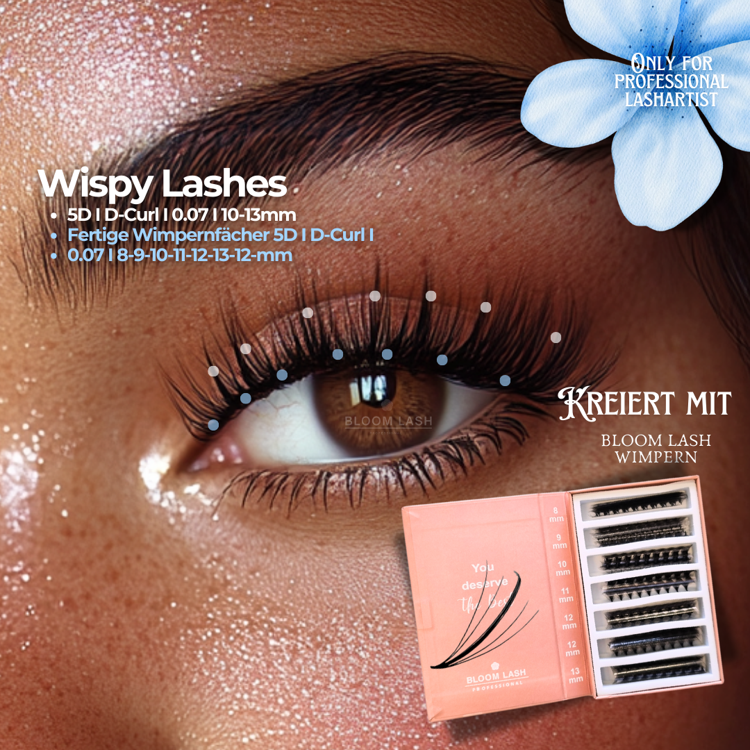 Wispy | 5D Lashes | Wimpernfächer | Speedy Fans | Mixbox | 1200 Fächer