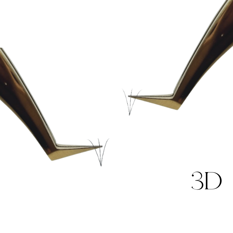 3D wimpern volumen für wimpernstylisin und kosmetikerin